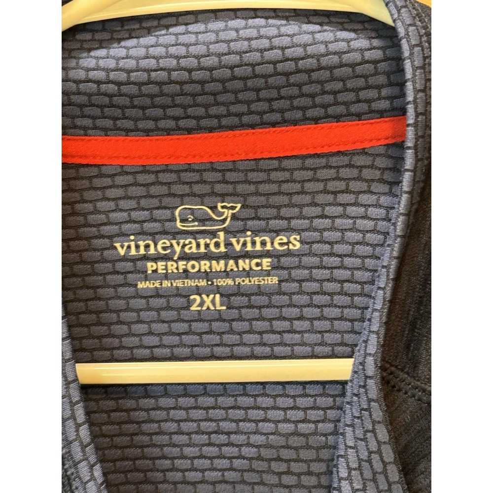 VINEYARD VINES Performance 1/4 Zip Pullover Jacket Navy XXL Customized - Picture 5 of 14